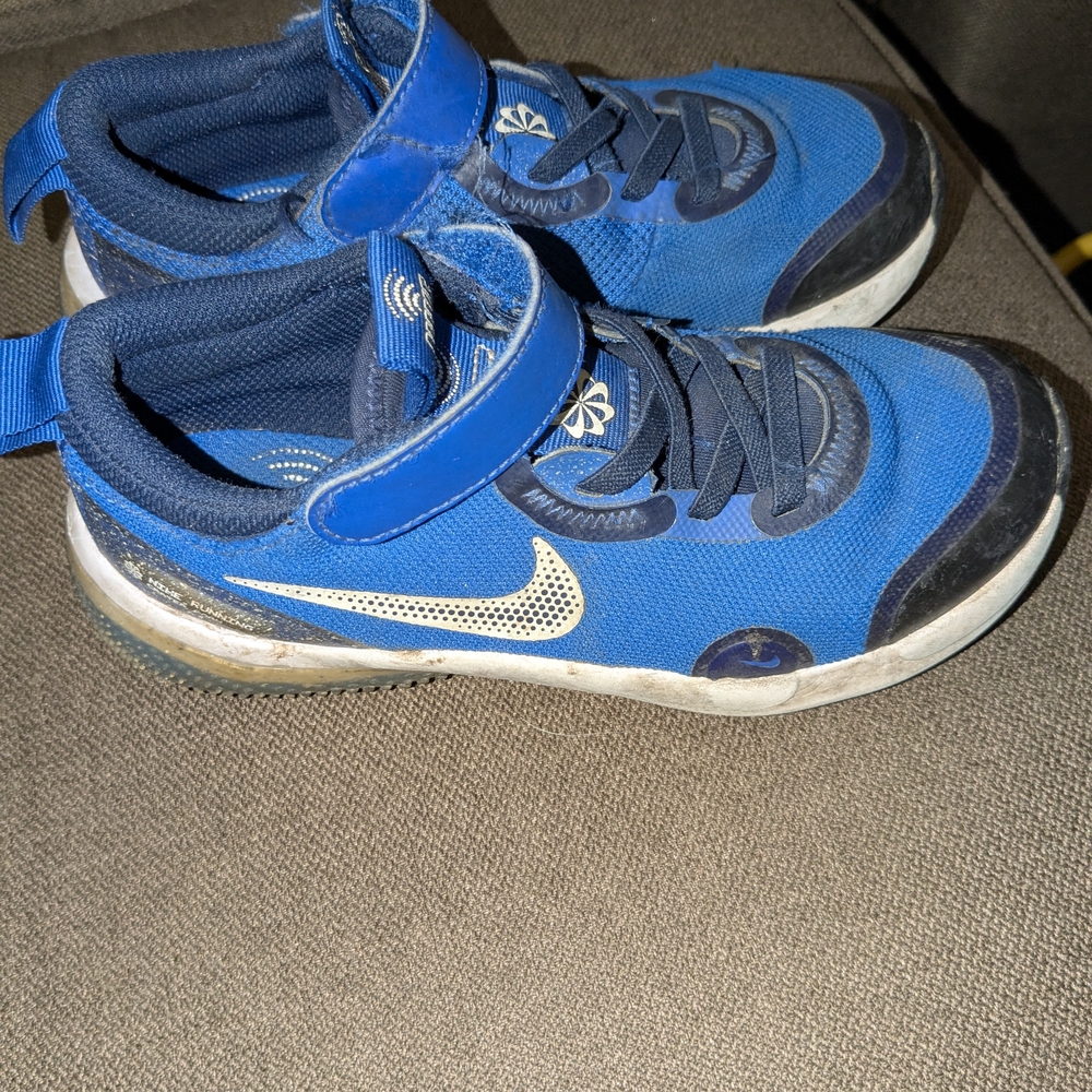 Nike Kids Blue and White Sneakers